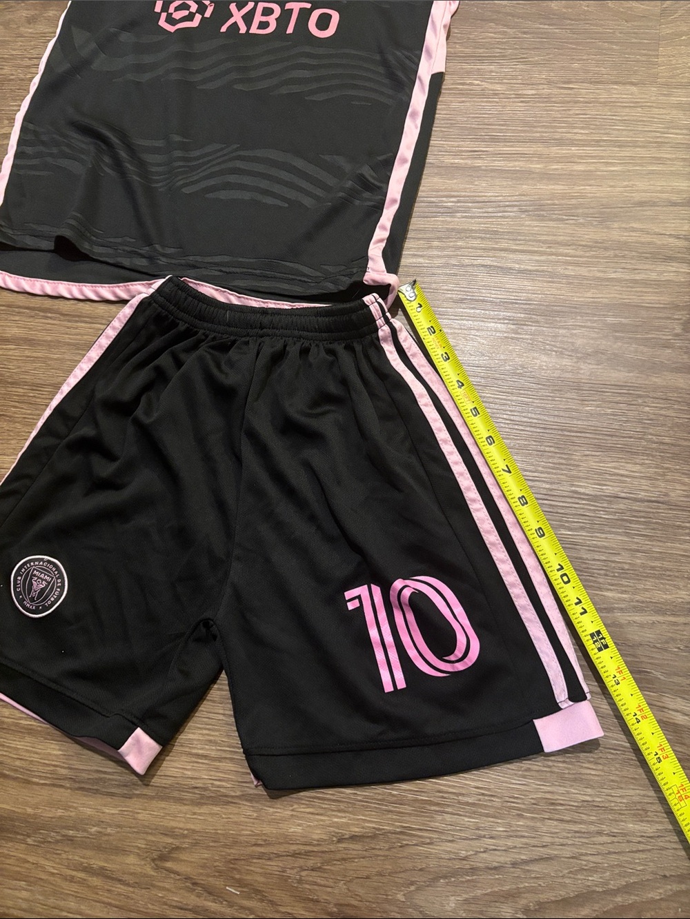 Kids Kit Youth Medium Messi Jersey Messi Soccer Kit Size 24 age 6-8 Miami - Picture 10 of 10
